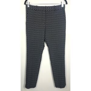 Theory Blue Patterned Trecca Pants 4